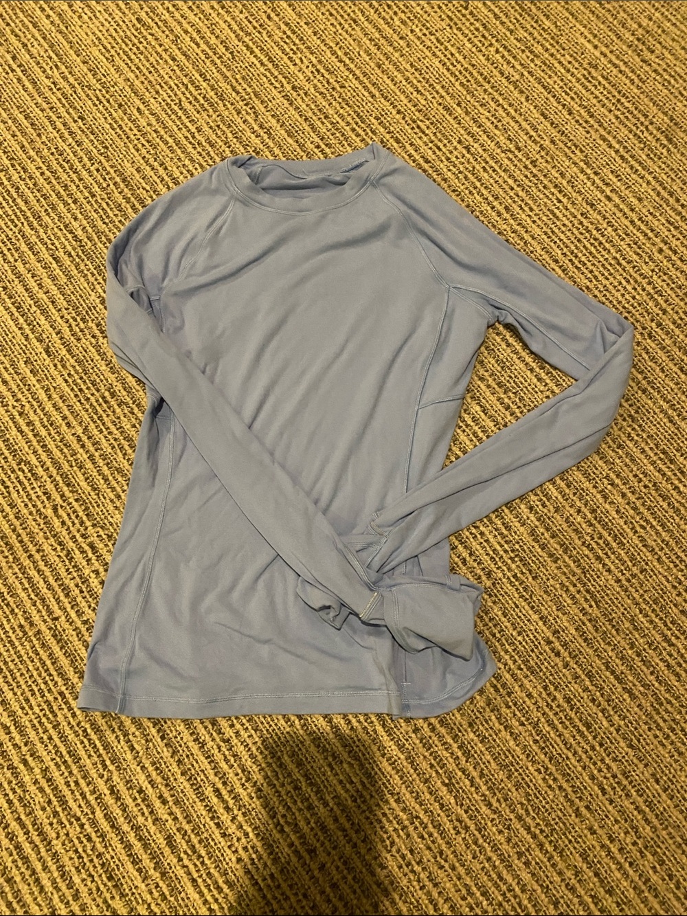 Lululemon Its Rulu Run Long Sleeve Shirt Blue